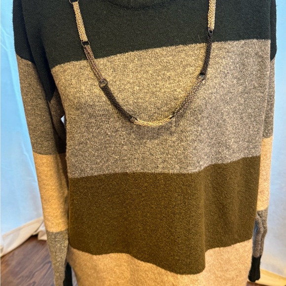 NWT Stitchdrop Striped Pullover Knit Dress - Picture 3 of 6